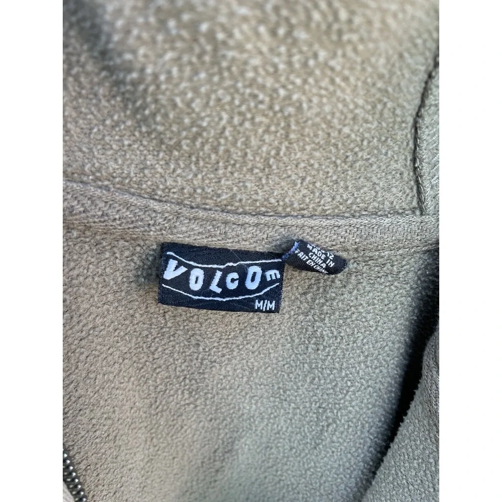 Vtg Volcom Boys Full‎ Face Zip Up Jacket Size M 12